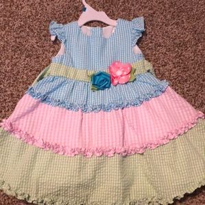 Seersucker style dress